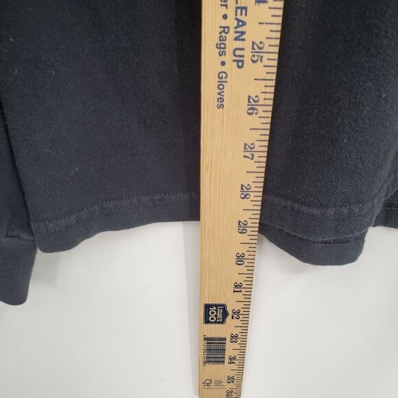 Quiksilver Logo Regular Fit Long Sleeve Top Crewneck Cotton XL Men Black Multi - Picture 8 of 10